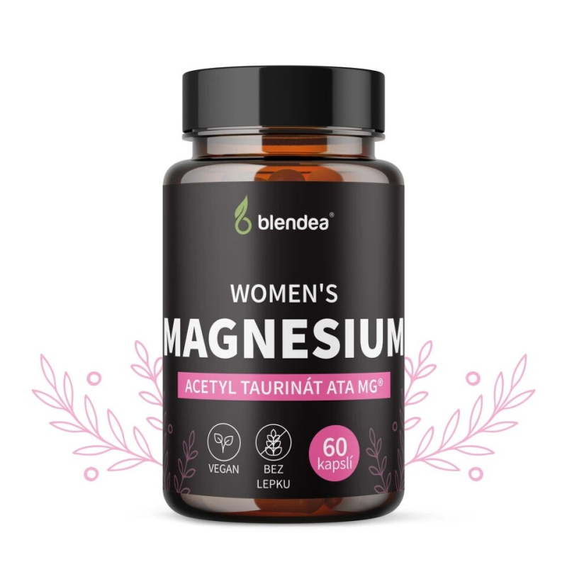 Blendea Women’s Magnesium Acetyl-Taurinát ATA Mg® 60 kapslí