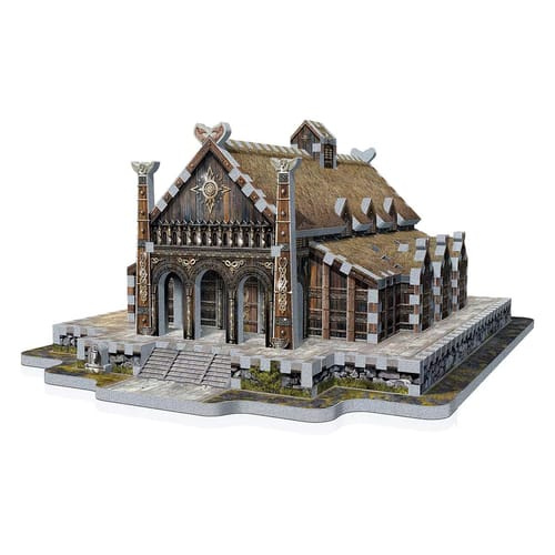 WREBBIT 3D puzzle Pán prstenů: Zlatá síň Edoras