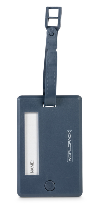 WORLDPACK jmenovka na zavazadla - navy modrá