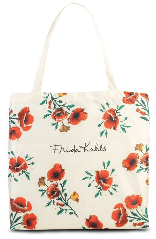 Nákupní taška Frida Kahlo 18L - béžová