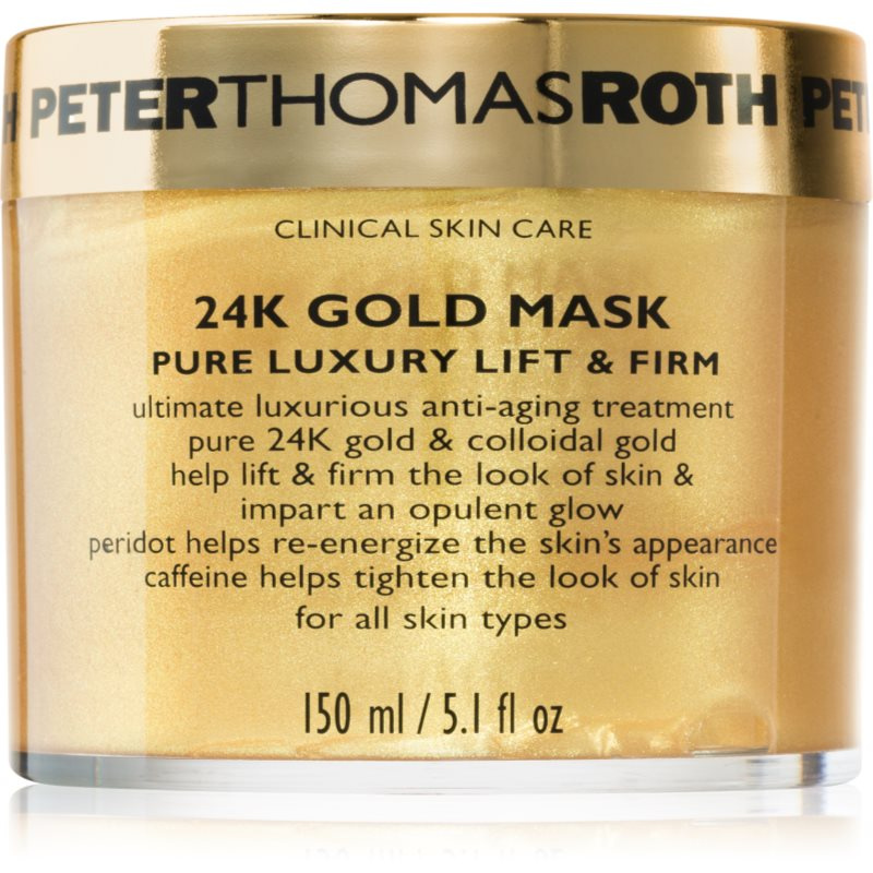 Peter Thomas Roth 24K Gold Mask luxusní zpevňující maska na obličej s liftingovým efektem 150 ml