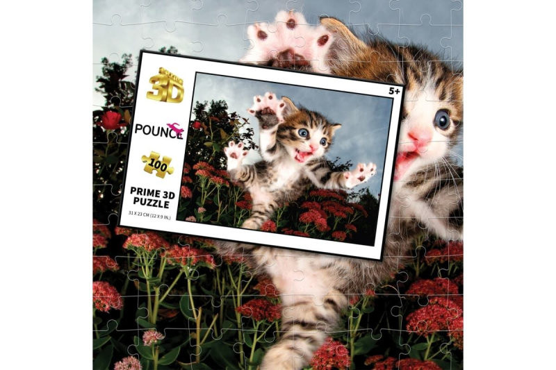 Puzzle 3D - Kočka