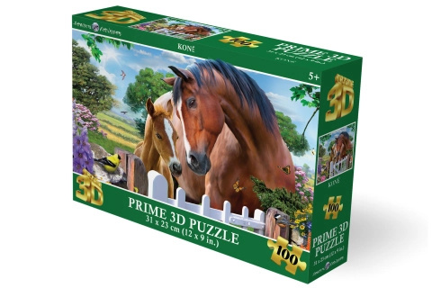 Puzzle 3D - Koně