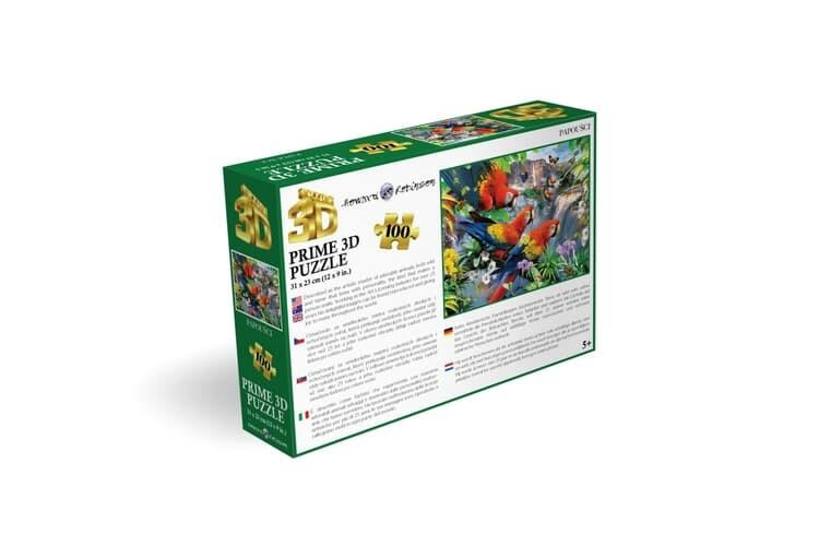 Puzzle 3D - Papoušci