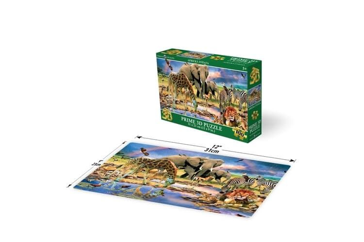 Puzzle 3D - Africká zvířata