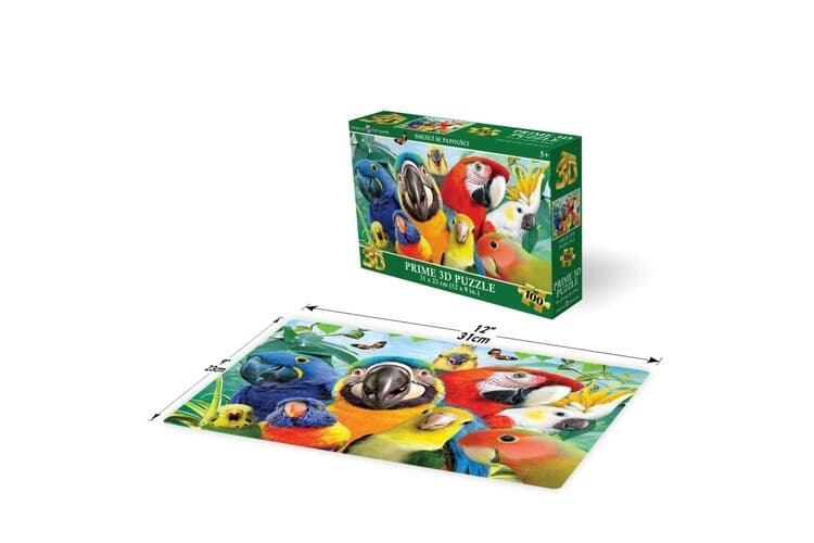 Puzzle 3D - Smějící se papoučci