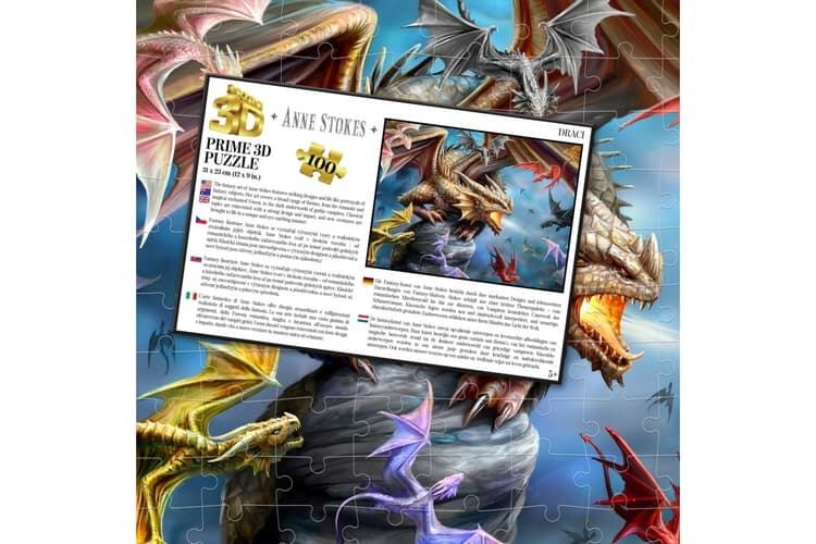Puzzle 3D - Draci