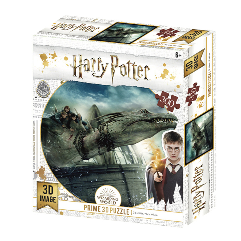 PRIME 3D Harry Potter: Drak od Gringottových 3D 300 dílků