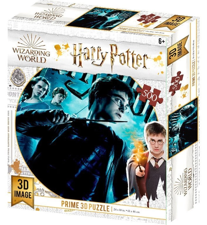 PRIME 3D Harry Potter: Nebelvír 3D 500 dílků