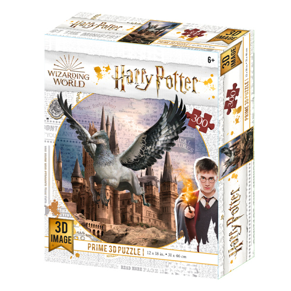 CurePink 3D Harry Potter: Klofan Buckbeak 300 kusů