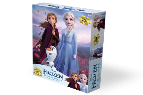 PRIME 3D PUZZLE - Disney Ledové království – Elsa a Anna a Olaf 300 dílků