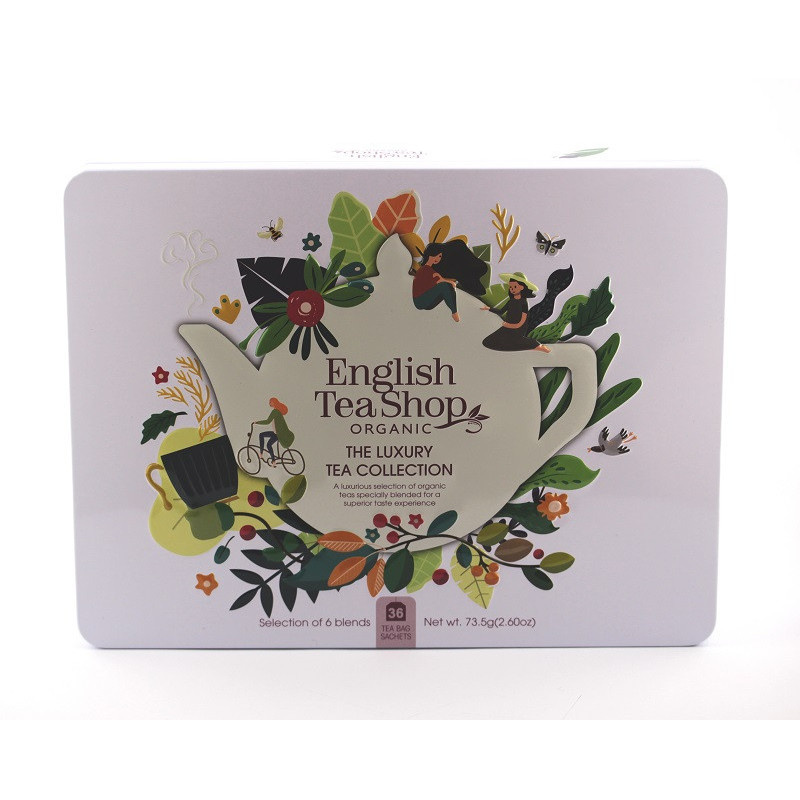 English Tea Shop Luxusní kolekce čajů v plechové dóze, 36 sáčků