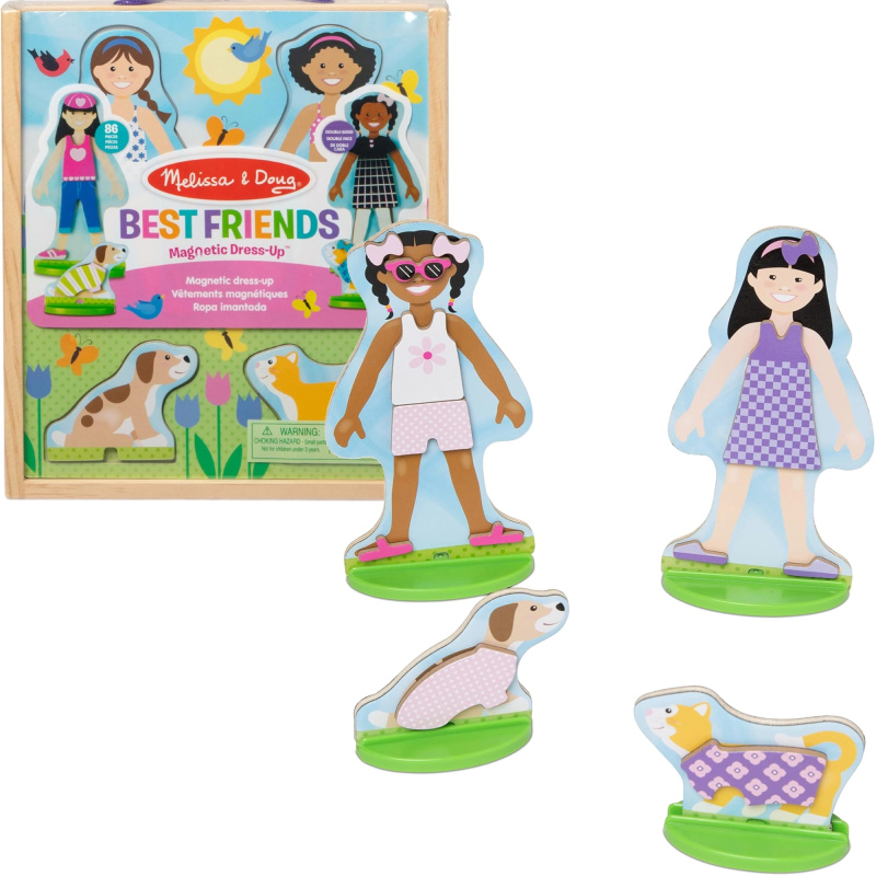 Magnetické převlékací panenky Melissa & Doug Best Friends