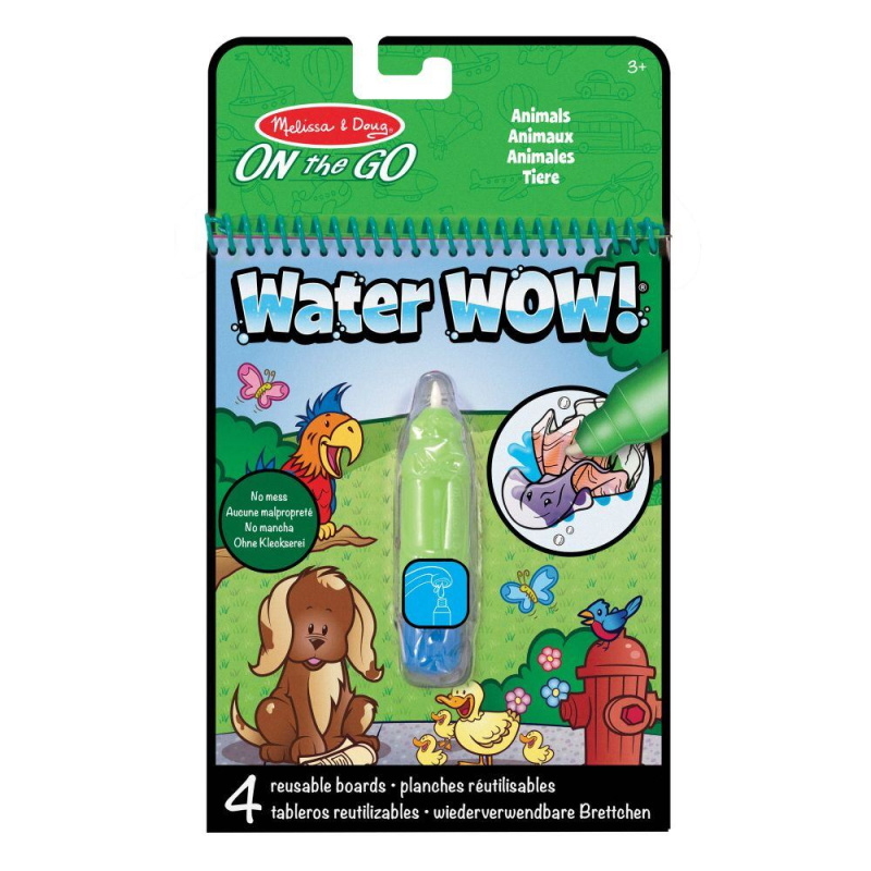 Melissa & Doug Water WOW Kouzlení vodou - zvířátka