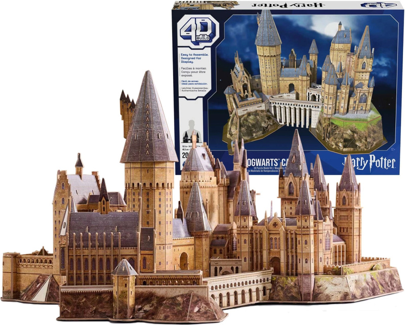 4D BUILD 3D Puzzle Harry Potter: Bradavický hrad 209 ks