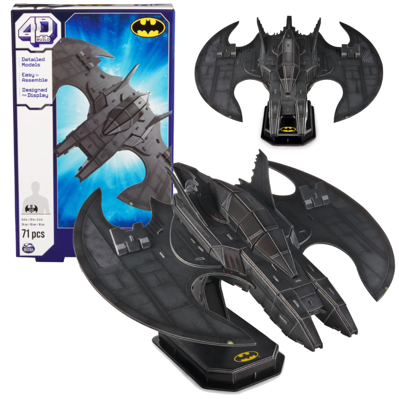 Puzzle 4D Build Batman Batwing 3D model k sestavení