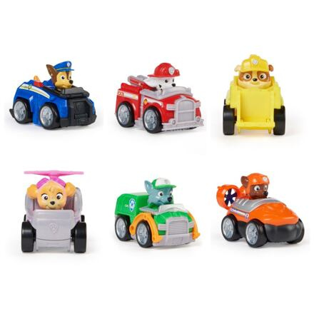 Spin Master Tlapková patrola mini autíčko s figurkou 6 druhů plast