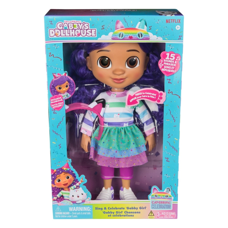Spin Master Gabby's Dollhouse Interactive Party Gabby