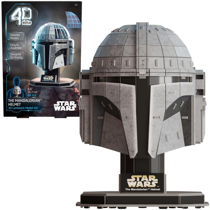 Spin Master 4D Build Star Wars Mandalorian 3D puzzle helma