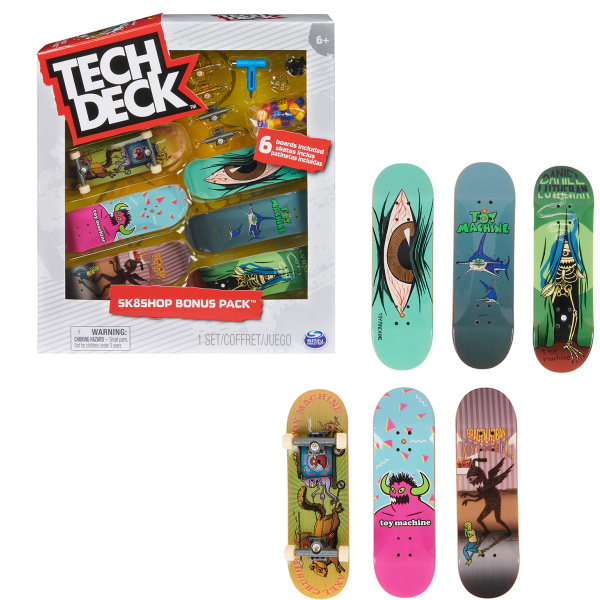 Spin Master Tech Deck Fingerboard s příslušenstvím Solid 6 ks