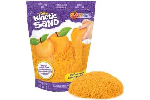 Spin Master Kinetic Sand Balení s ovocnými vůněmi, broskev