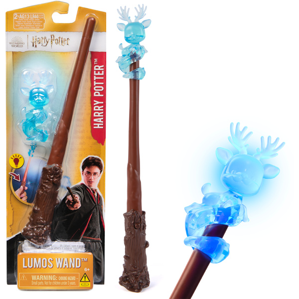 Harry Potter kouzelnická hůlka se svítícím Patronem