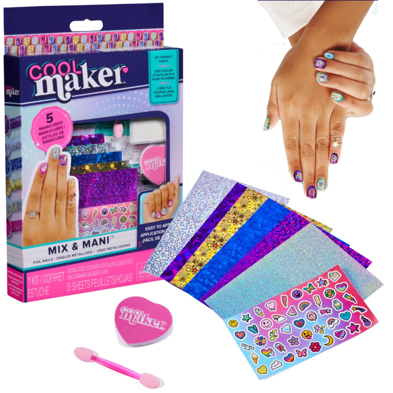 Cool Maker malý doplňkový set na zdobení nehtů Mix & Mani