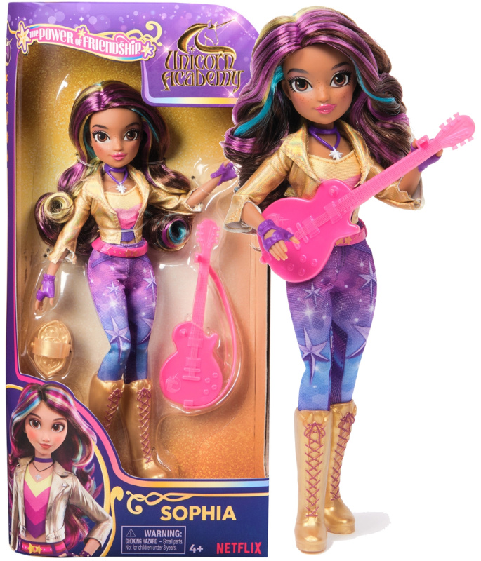 Lalka Sophia 24 cm UNICORN ACADEMY – síla přátelství