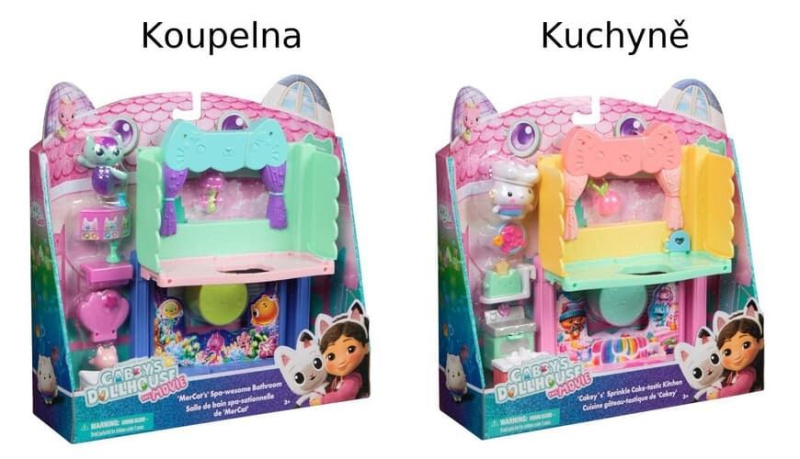 Gabby kouzelný domek - Pokoje k velkému domu