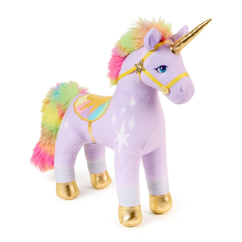 Plyšový jednorožec WILDSTAR se světlem 35 cm – UNICORN ACADEMY