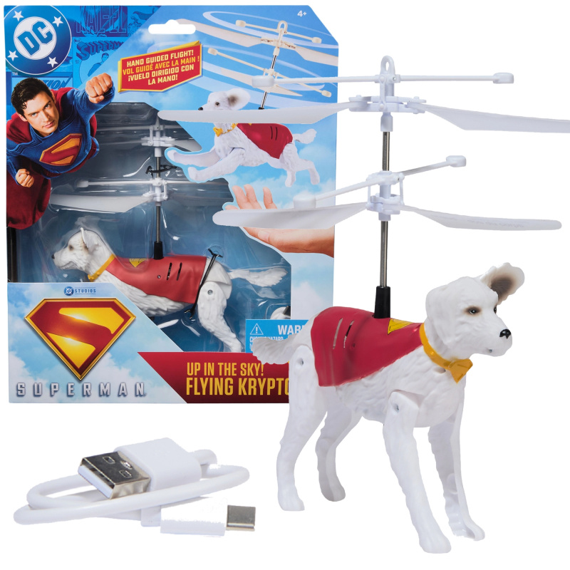 Interaktivní létající figurka psa Krypto od DC Comics 19 cm
