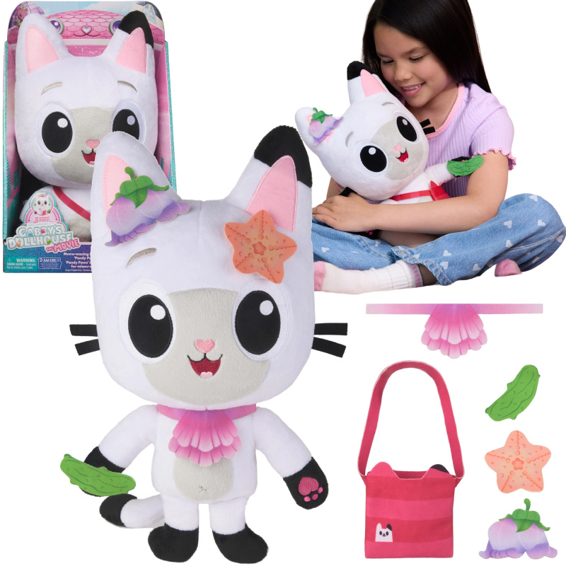 Interaktivní plyšák kočička Pandy Paws 30 cm – GABBY'S DOLLHOUSE