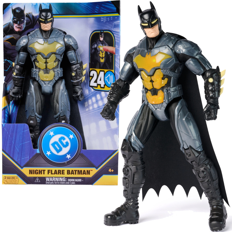 Figurka Batman Night Flare 30 cm se světelnými a zvukovými efekty