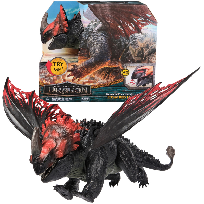 Figurka draka Titan Red Death 58,5 cm – HOW TO TRAIN YOUR DRAGON od Spin Master