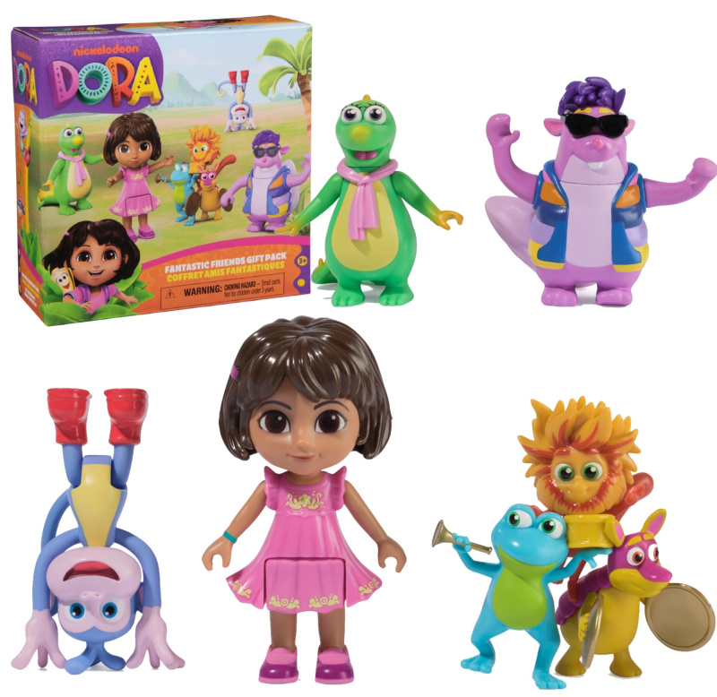 Dora poznává svět – sada figurek fantastických přátel, 5 figurek
