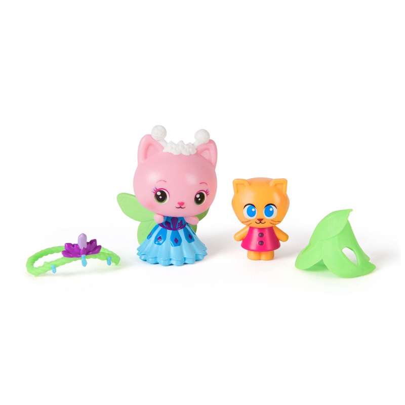 GABBY’S DOLLHOUSE film – sada figurek Královna Kitty Fairy a Kitty Gnome s doplňky