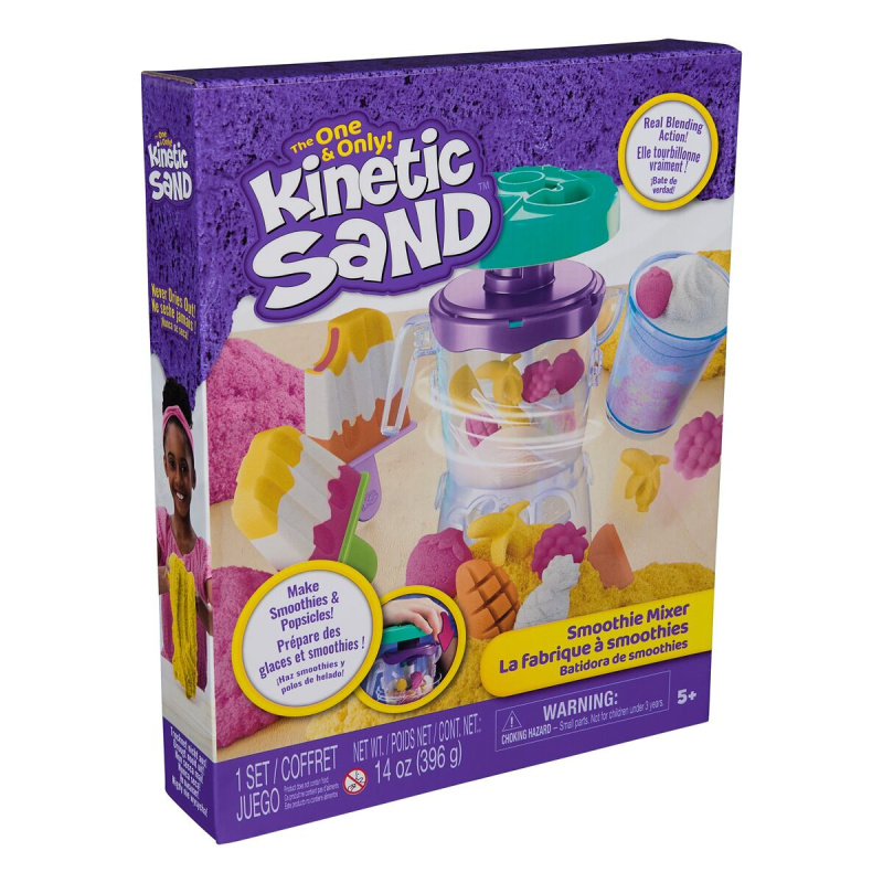 Kinetic Sand smoothie mixer – kreativní set s kinetickým pískem