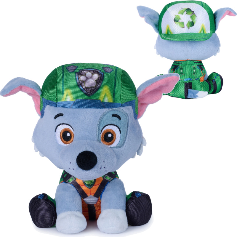Paw Patrol: Dinozaury plyšák Rocky 15 cm