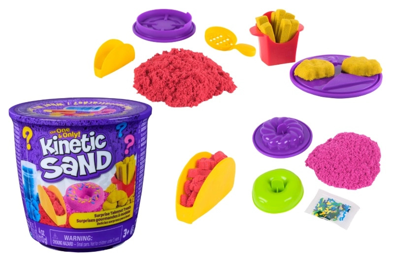 Spin Master Kinetic Sand překvapení ve sklenici