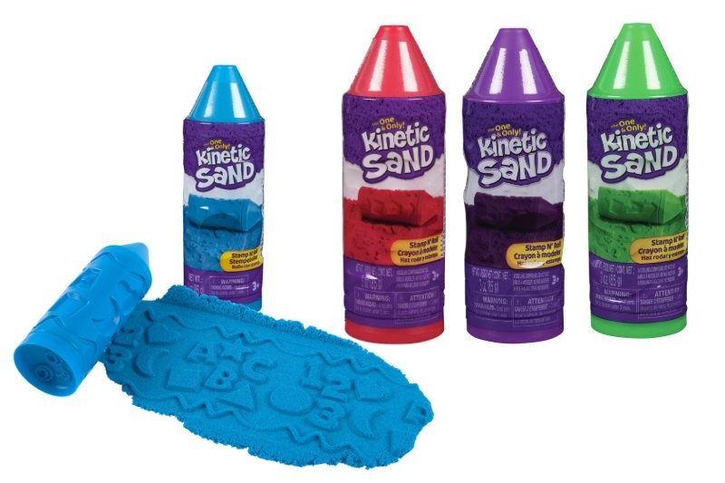 Kinetic Sand razítko v roli se 4 koly Spin Master