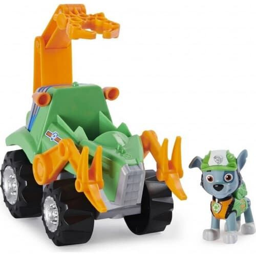 Spin Master Tlapková patrola Dino Rescue Rockyho popelářský vůz s figurkami 23 cm