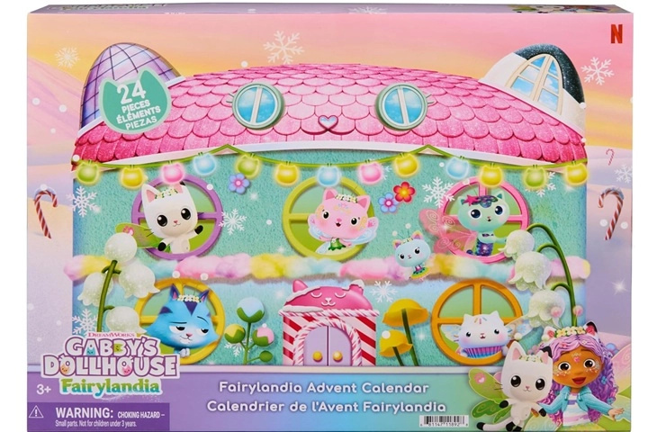Adventní kalendář Gabby’s Dollhouse Wróżkolandia - 1 kus