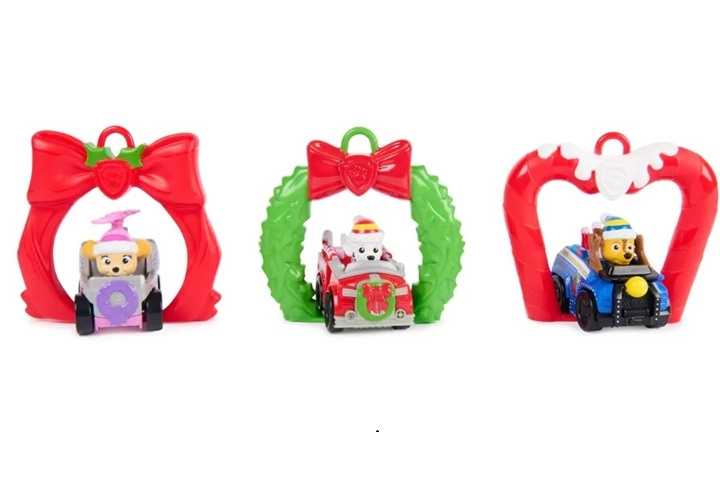 Vánoční mini vozidlo Paw Patrol - 1 kus