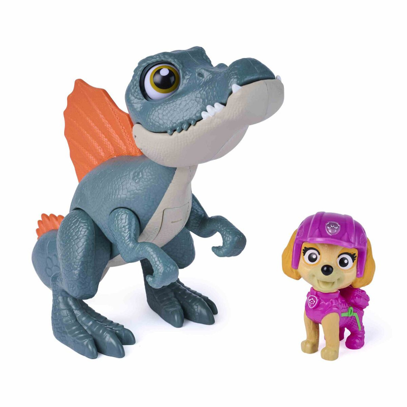 Spin Master Tlapková patrola dino film: Skye a interaktivní spinosaurus ro roaring pup pals 12,5 cm