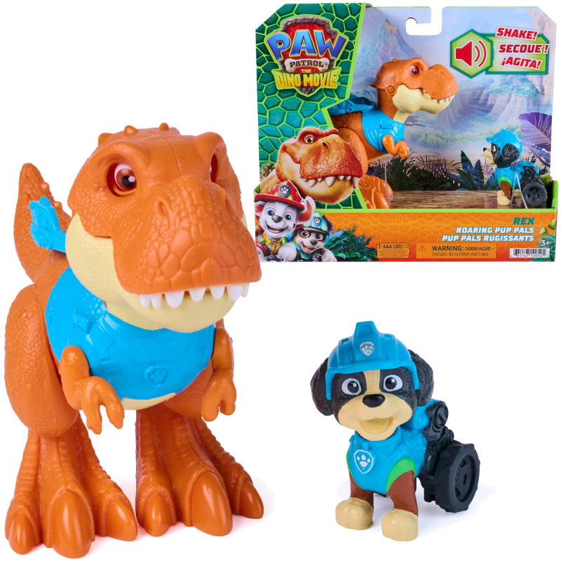 TLAPKOVÁ PATROLA DINO FIGURKA SE ZVUKY+REX