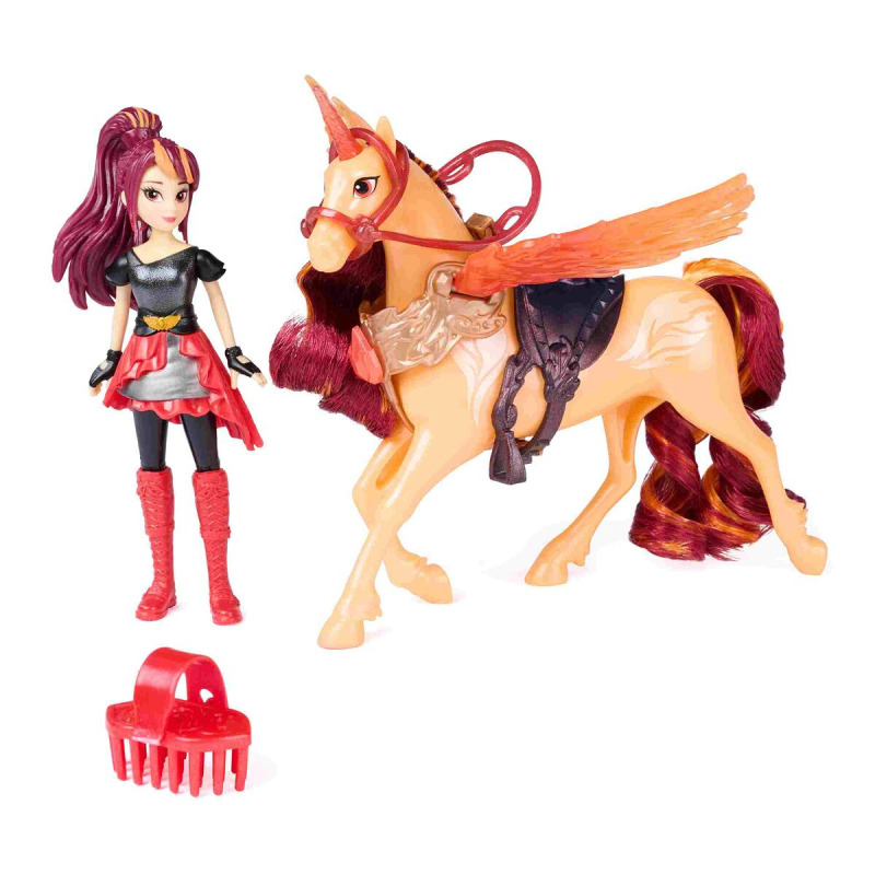 Unicorn Academy kouzelná křídla Cinder a Valentina 11 cm - 1 kus