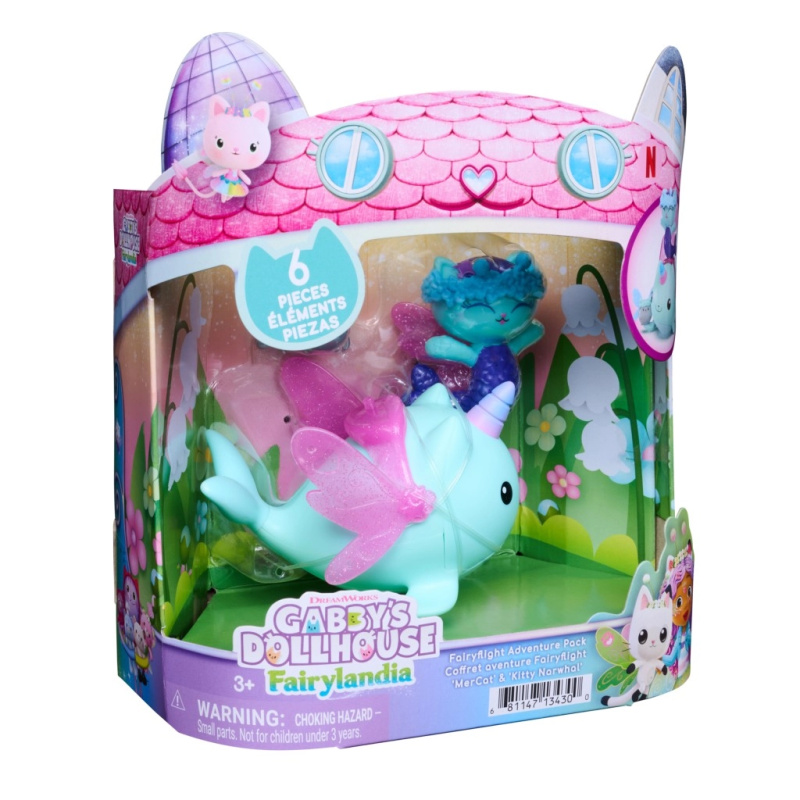 Gábinin kouzelný domek Fairylandia vílí kamarádi narval