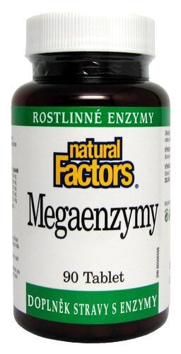 NATURAL Factors Mega Enzymy 90 tablet