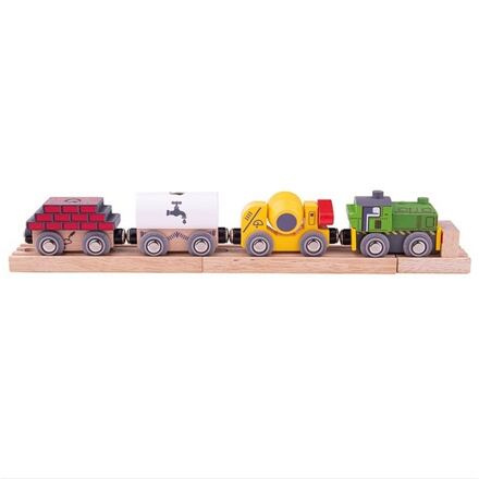 Bigjigs Rail dřevěný stavební vlak