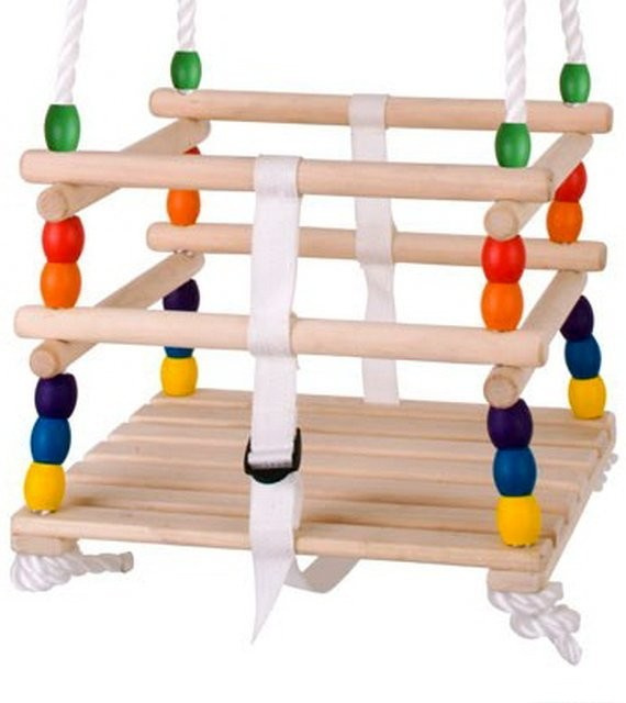 Bigjigs Toys Dřevěná korálková houpačka